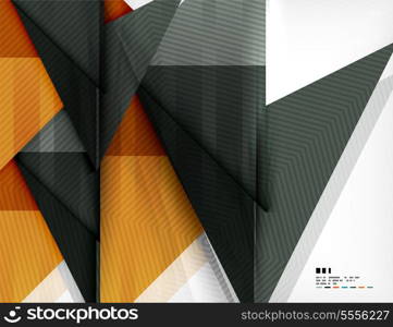 Geometric abstraction business poster. For banners, business backgrounds, presentations