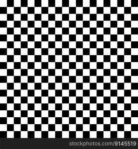Geometric background pattern, black and white tiles, modern chess design. Vector illustration.