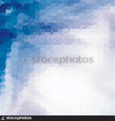 Geometric background triangle with place for your text. Colorful mosaic, EPS8 - vector graphics