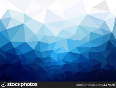 Geometric Blue Cold Texture Background