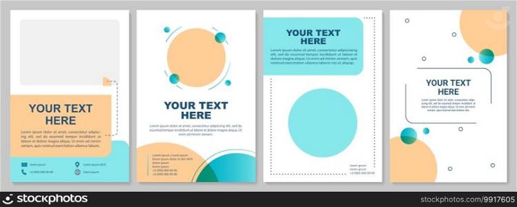 Geometric brochure template in minimal style. Creative presentation. Flyer, booklet, leaflet print, cover design with text space. Vector layouts for magazines, annual reports, advertising posters. Geometric brochure template in minimal style
