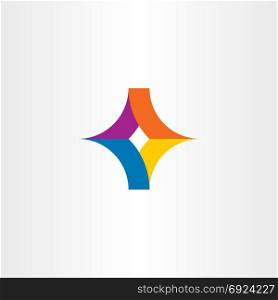 geometric business logo abstract vector sign symbol