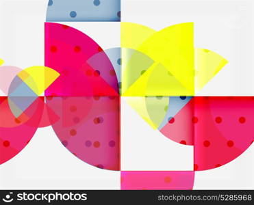 Geometric circle abstract banner. Geometric circle abstract banner. Vector illustration