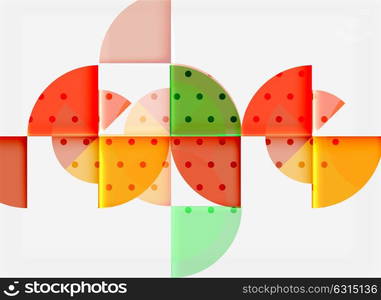 Geometric circle abstract banner. Geometric circle abstract banner. Vector illustration