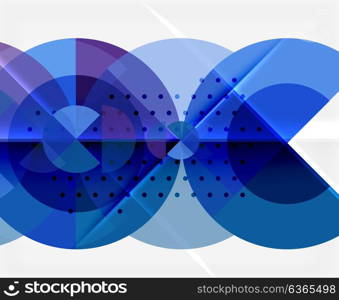 Geometric circle abstract banner. Geometric circle abstract banner. Vector illustration