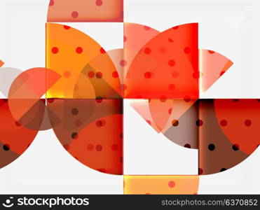 Geometric circle abstract banner. Geometric circle abstract banner. Vector illustration