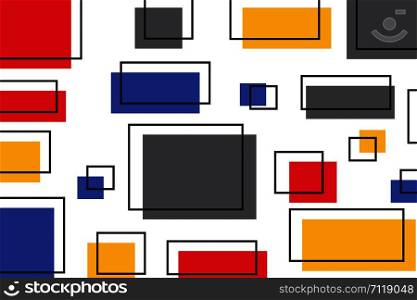 Geometric colored square with stroke pattern. Abstract repeat background. Abstract squares background. Modern abstract art. EPS 10. Geometric colored square with stroke pattern. Abstract repeat background. Abstract squares background. Modern abstract art.