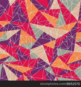 Geometric colorful pattern vector image