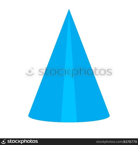 geometric cone icon vector illustration design