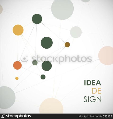 Geometric connection background. Molecule and communication illustration. Geometric connection background. Molecule and communication illustration.