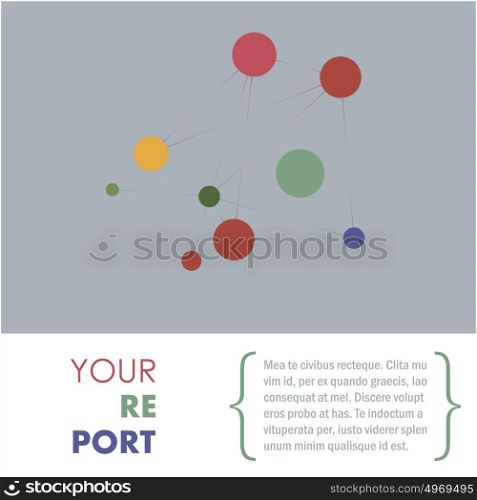 Geometric connection background. Molecule and communication illustration. Geometric connection background. Molecule and communication illustration.