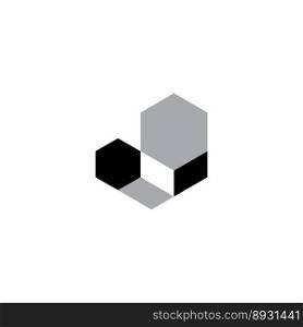 geometric construction architect logo vector design