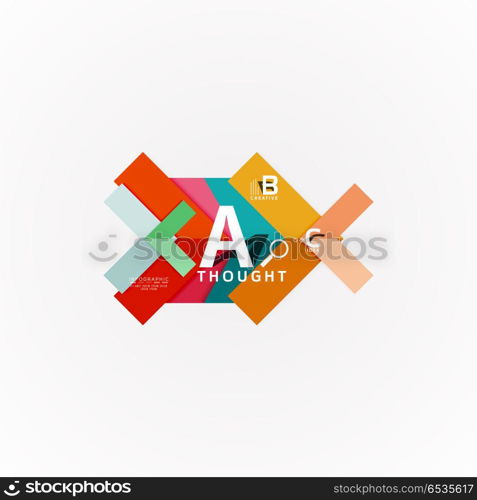 Geometric design abstract option infographics. Geometric design abstract option infographics. Vector artistic illustration for presentation, app wallpaper, banner or poster