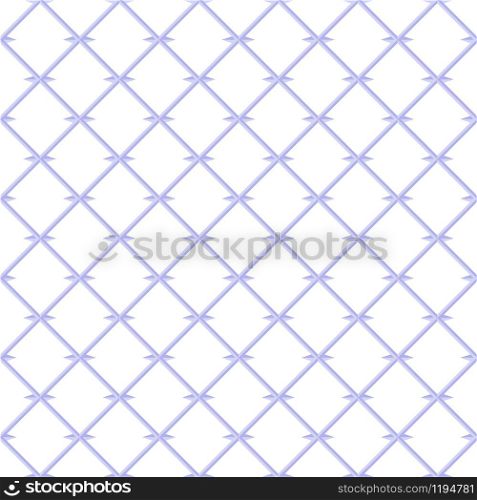Geometric diagonal seamless pattern. Repeating horizontal blue modern geometric grid background for glass texture. Textile decor vector illustration