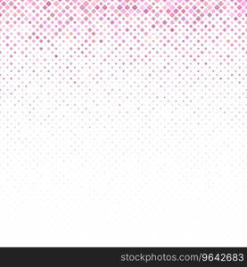 Geometric diagonal square pattern background Vector Image