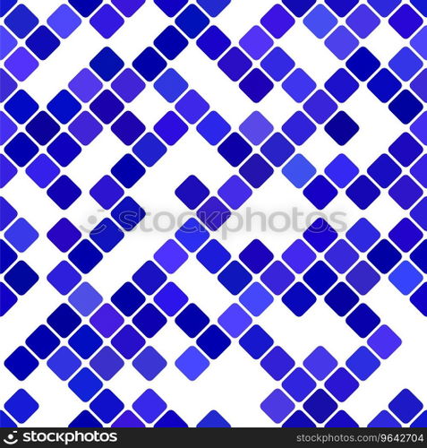 Geometric diagonal square pattern background Vector Image