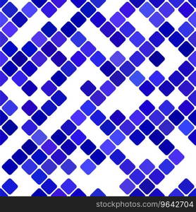 Geometric diagonal square pattern background Vector Image