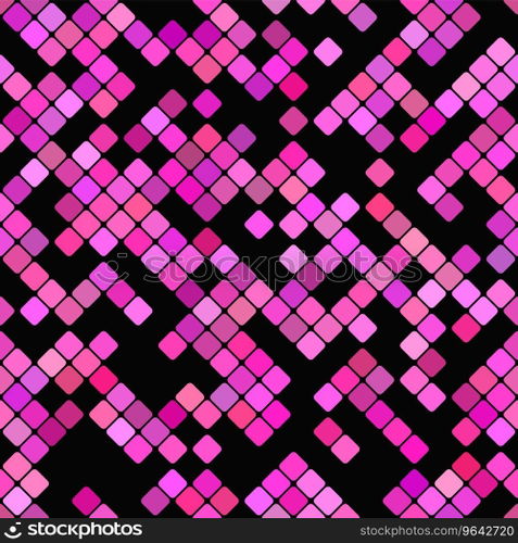 Geometric diagonal square pattern background Vector Image