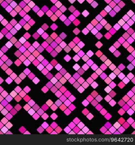 Geometric diagonal square pattern background Vector Image
