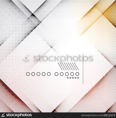 Geometric diamond shape abstract background - hi-tech corporate blank design template