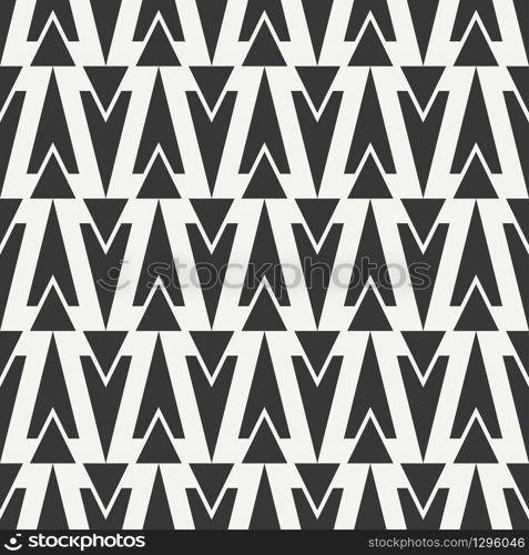 Geometric ethnic tribal seamless pattern. Wrapping paper. Scrapbook. Doodles style. Tribal native vector illustration. Aztec background. Stylish graphic texture for design. Stripes. Black triangle. Geometric ethnic tribal seamless pattern. Wrapping paper. Scrapbook. Doodles style. Tribal native vector illustration. Aztec background. Stylish graphic texture for design. Stripes. Black and white triangle