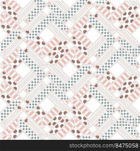 Geometric intertwined shapes seamless pattern. Abstract tileable background.. Geometric intertwined shapes seamless pattern. Abstract tileable background