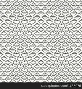 Geometric line monochrome abstract hipster seamless pattern with hexagon. Wrapping paper. Scrapbook paper. Tiling. Vector illustration. Background. Graphic texture for design, wallpaper. . Geometric line monochrome abstract hipster seamless pattern with hexagon. Wrapping paper. Scrapbook paper. Tiling. Vector illustration. Background. Graphic texture for your design, wallpaper.