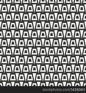 Geometric line monochrome abstract hipster seamless pattern with trapeze. Wrapping paper. Scrapbook paper. Tiling. Vector illustration. Background. Graphic texture for design, wallpaper. . Geometric line monochrome abstract hipster seamless pattern with trapeze. Wrapping paper. Scrapbook paper. Tiling. Vector illustration. Background. Graphic texture for your design, wallpaper.
