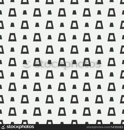 Geometric line monochrome abstract hipster seamless pattern with trapeze. Wrapping paper. Scrapbook paper. Tiling. Vector illustration. Background. Graphic texture for design, wallpaper. . Geometric line monochrome abstract hipster seamless pattern with trapeze. Wrapping paper. Scrapbook paper. Tiling. Vector illustration. Background. Graphic texture for your design, wallpaper.