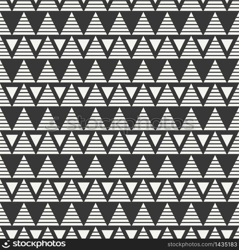 Geometric line monochrome abstract hipster seamless pattern with triangle. Wrapping paper. Scrapbook paper. Tiling. Vector illustration. Background. Graphic texture for design, wallpaper. . Geometric line monochrome abstract hipster seamless pattern with triangle. Wrapping paper. Scrapbook paper. Tiling. Vector illustration. Background. Graphic texture for your design, wallpaper.