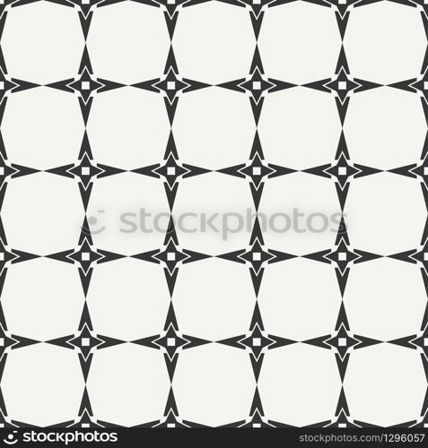 Geometric line monochrome lattice seamless arabic pattern. Islamic oriental style. Wrapping paper. Scrapbook paper. Tiling. White vector illustration. Moroccan background. Graphic texture.. Geometric line monochrome lattice seamless arabic pattern. Islamic oriental style. Wrapping paper. Scrapbook paper. Tiling. White vector illustration. Moroccan background. Swatches. Graphic texture.