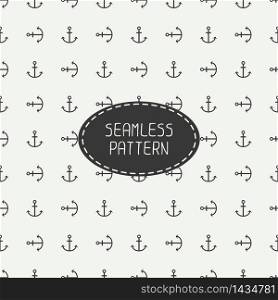 Geometric line monochrome vector seamless retro pattern with hipster anchor. Wrapping paper. Scrapbook paper. Tiling. For wallpaper, background. Stylish texture for design.. Geometric line monochrome vector seamless retro pattern with hipster anchor. Wrapping paper. Scrapbook paper. Tiling. For wallpaper, background. Stylish texture for your design.