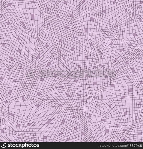 Geometric low poly triangle linear vector seamless pattern. Geometric low poly triangle linear pattern