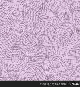 Geometric low poly triangle linear vector seamless pattern. Geometric low poly triangle linear pattern