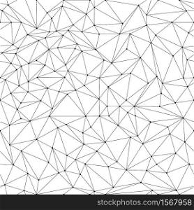 Geometric low poly triangle seamless pattern. Vector background. Geometric low poly triangle seamless pattern