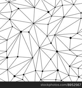Geometric mesh seamless pattern vector image