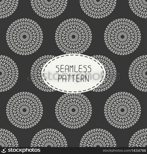 Geometric monochrome art hipster line seamless pattern with circle, round. Wrapping paper. Scrapbook paper. Tiling. Beautiful vector illustration. Background. Graphic texture for design.. Geometric monochrome art hipster line seamless pattern with circle, round. Wrapping paper. Scrapbook paper. Tiling. Beautiful vector illustration. Background. Stylish graphic texture for design.