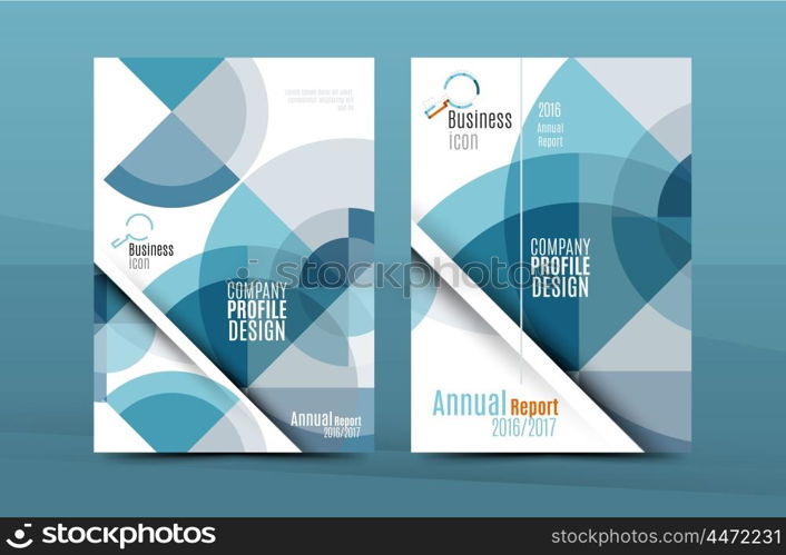 Geometric mosaic design, a4 size business corporate correspondence letter cover. Leaflet, annual report identity template