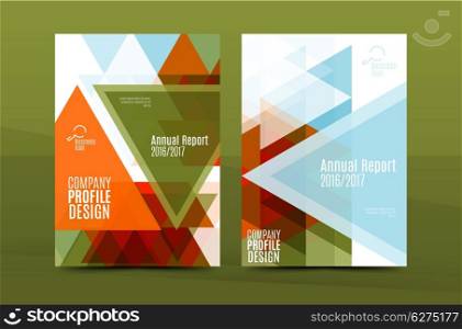 Geometric mosaic design, a4 size business corporate correspondence letter cover. Leaflet, annual report identity template