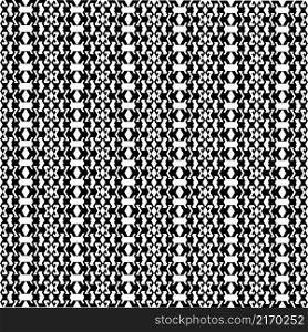 Geometric pattern black and white color. Seamless tile background, graphic mosaic pattern. Vector illustration