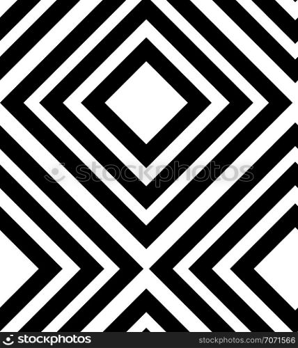Geometric pattern, black stripes over white background