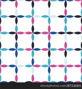 Geometric pattern by stripes seamless background Vector Image