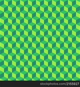 Geometric pattern green color. Seamless tile background, graphic mosaic pattern. Vector illustration