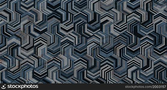 Geometric pattern grunge background with stripes wavy lines polygonal shape and marble texture