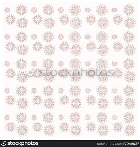 geometric pattern made from circle and lines Vector illustration