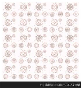 geometric pattern made from leaves Vector illustration
