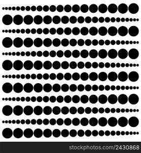 geometric pattern widening circles from a point to a circle vector pattern