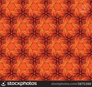 geometric pattern with colorful mosaik elements, vector background