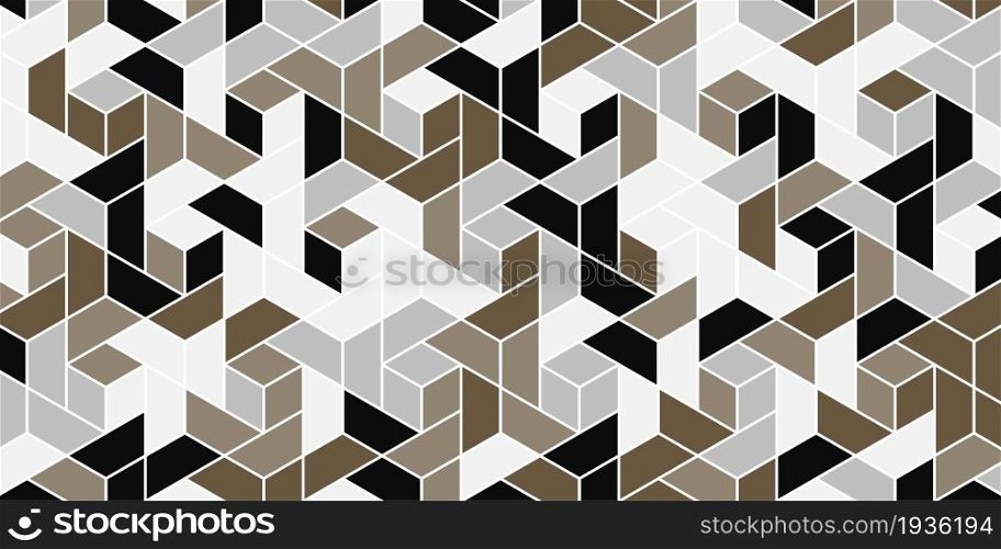 Geometric pattern with polygonal shape gray background modern design nordic style