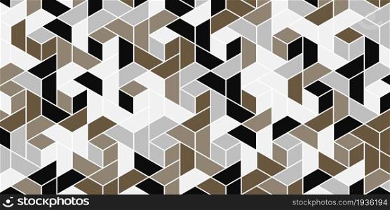 Geometric pattern with polygonal shape gray background modern design nordic style